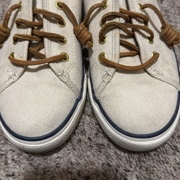 Sperry Cream Canvas with Brown Laces - Picture 6 of 6